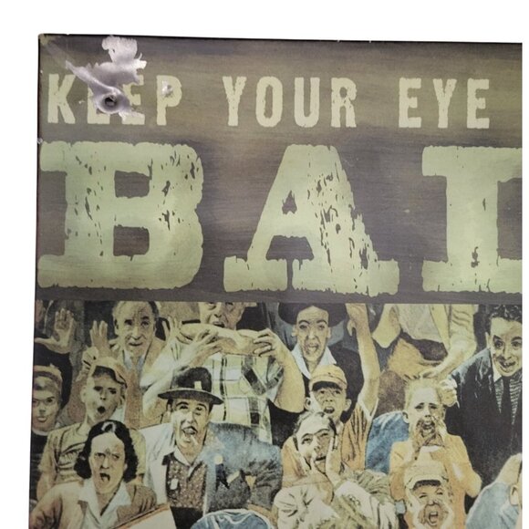 "Keep Your Eye On The Ball" Yogi Berra Baseball Tin Sign - 9''x14'' - Picture 3 of 5